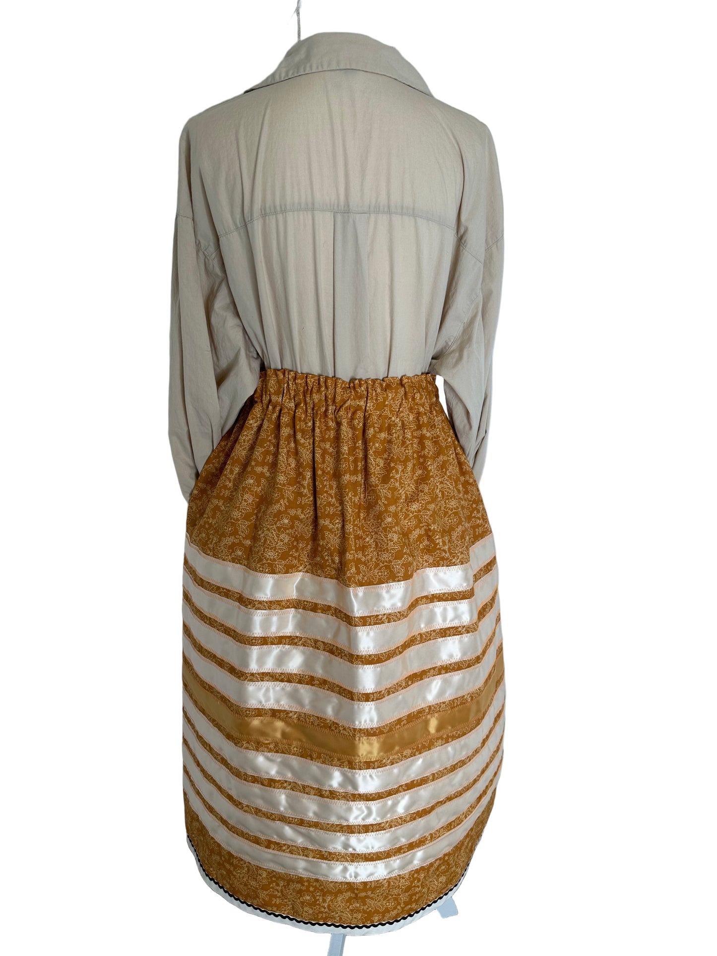 The Golden Prairie Button Skirt