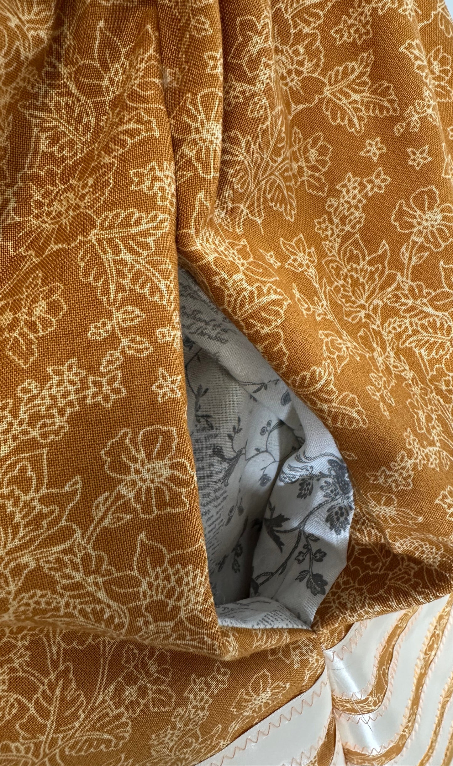 The Golden Prairie Button Skirt