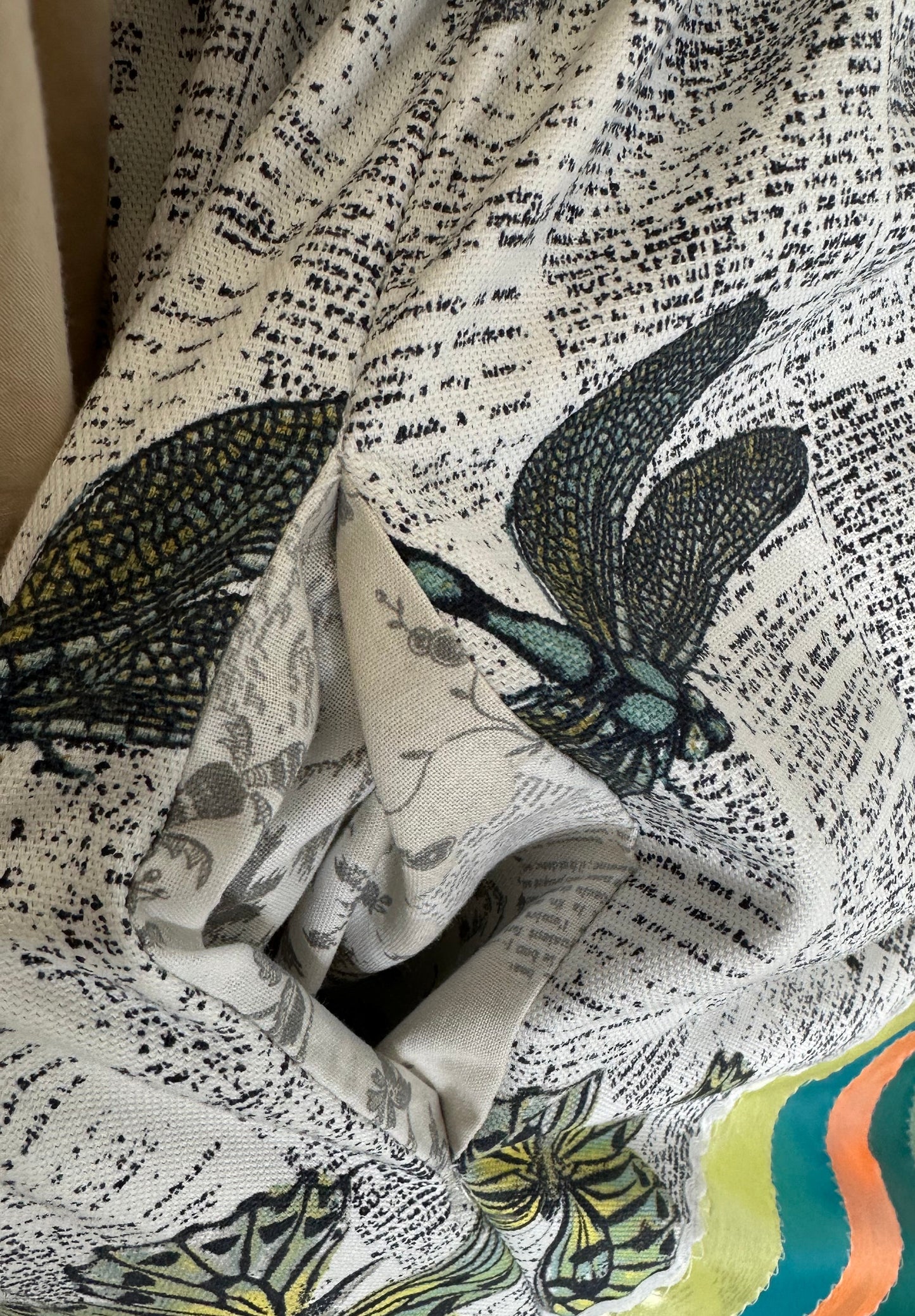 Dragonfly & Monarch Ribbon Skirt